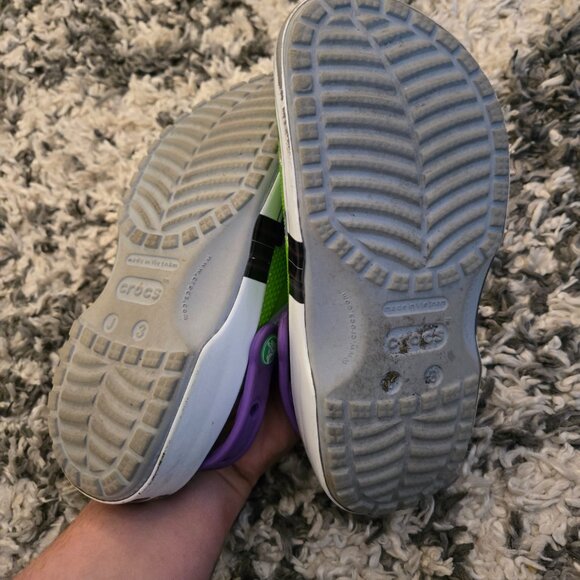 🚀 EUC Crocs Disney/Pixar Buzz Lightyear Clogs - Kids Size 3 (J3) - Picture 4 of 4